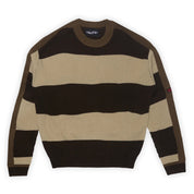WKND Knit Jumper - Brown Stripe