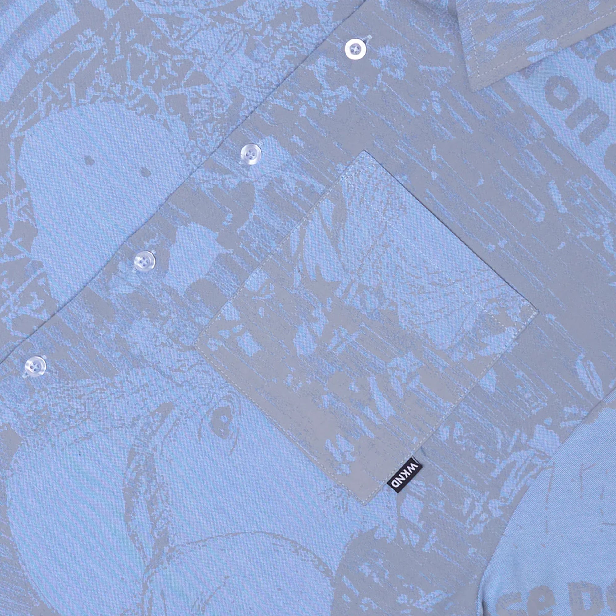 WKND Romeo Shirt - Blue Oxford