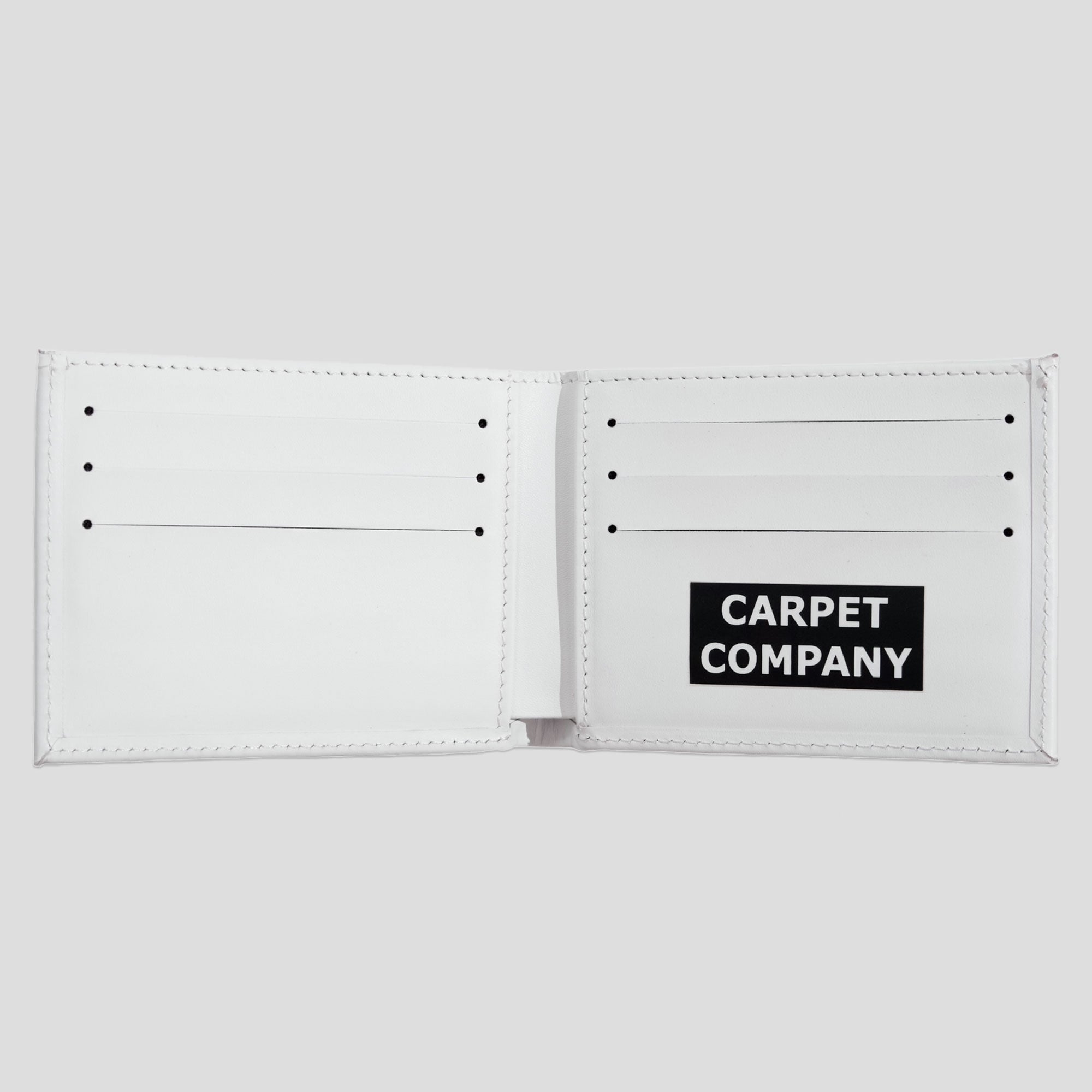 Carpet Company Leather Wallet - White