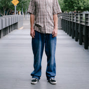 Pass~Port Workers Club Jean Pant - Faded Washed Dark Indigo
