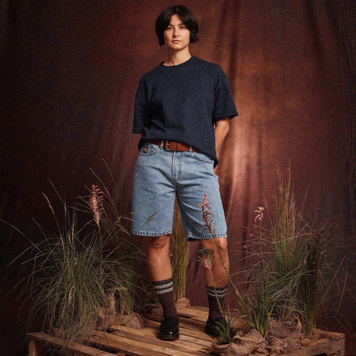 Pass~Port Australian Manufactured Tee - Navy