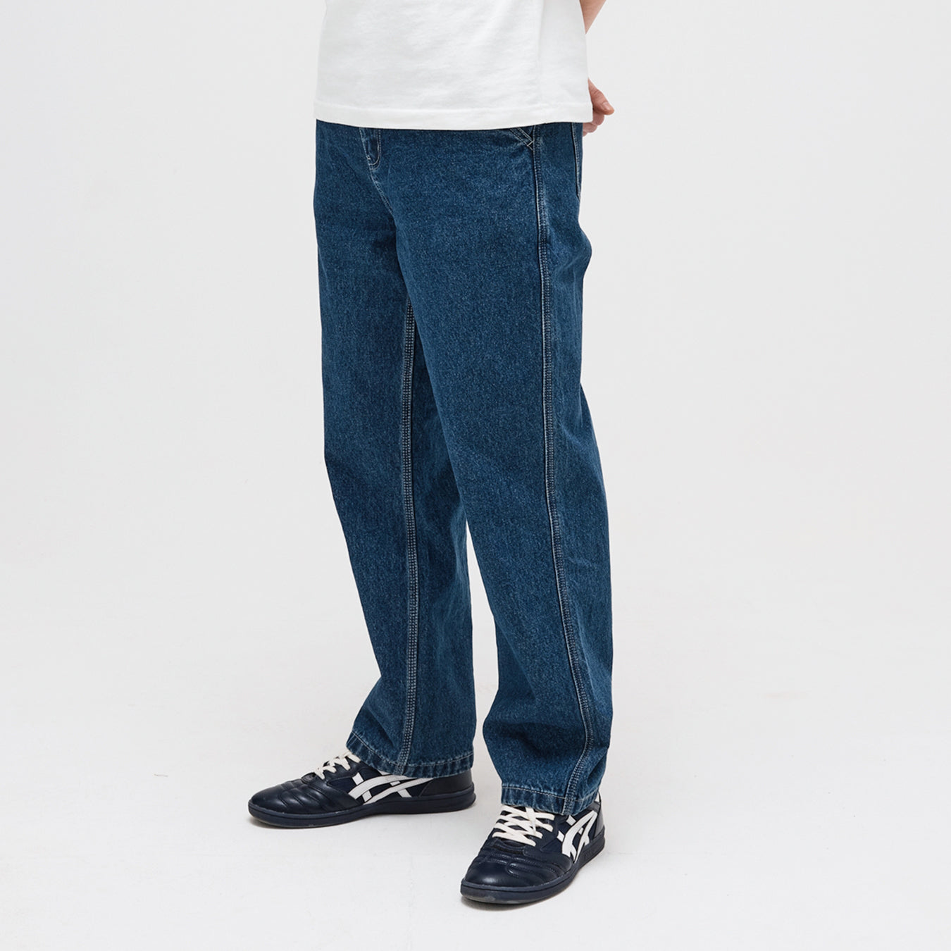 Pass~Port Workers Club Straight Cut Jean - Washed Dark Indigo
