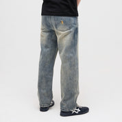 Pass~Port Workers Club Straight Leg Jean - Faded Wash Grey