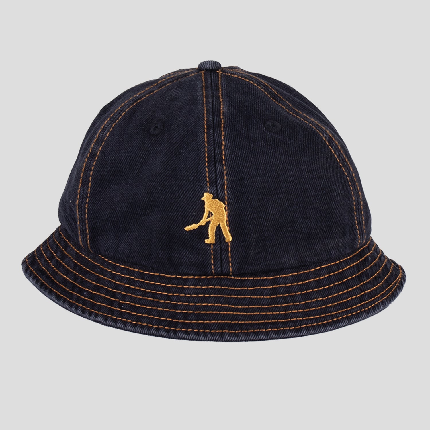 Pass~Port Workers Club Denim Bucket - Washed Black