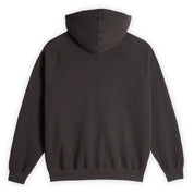 Polar Skate Co. Waffle Zip Hoodie - Dirty Black