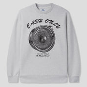 Cash Only Wheels Crewneck Sweatshirt - Ash