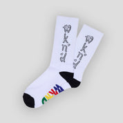 WKND Heart Socks - White