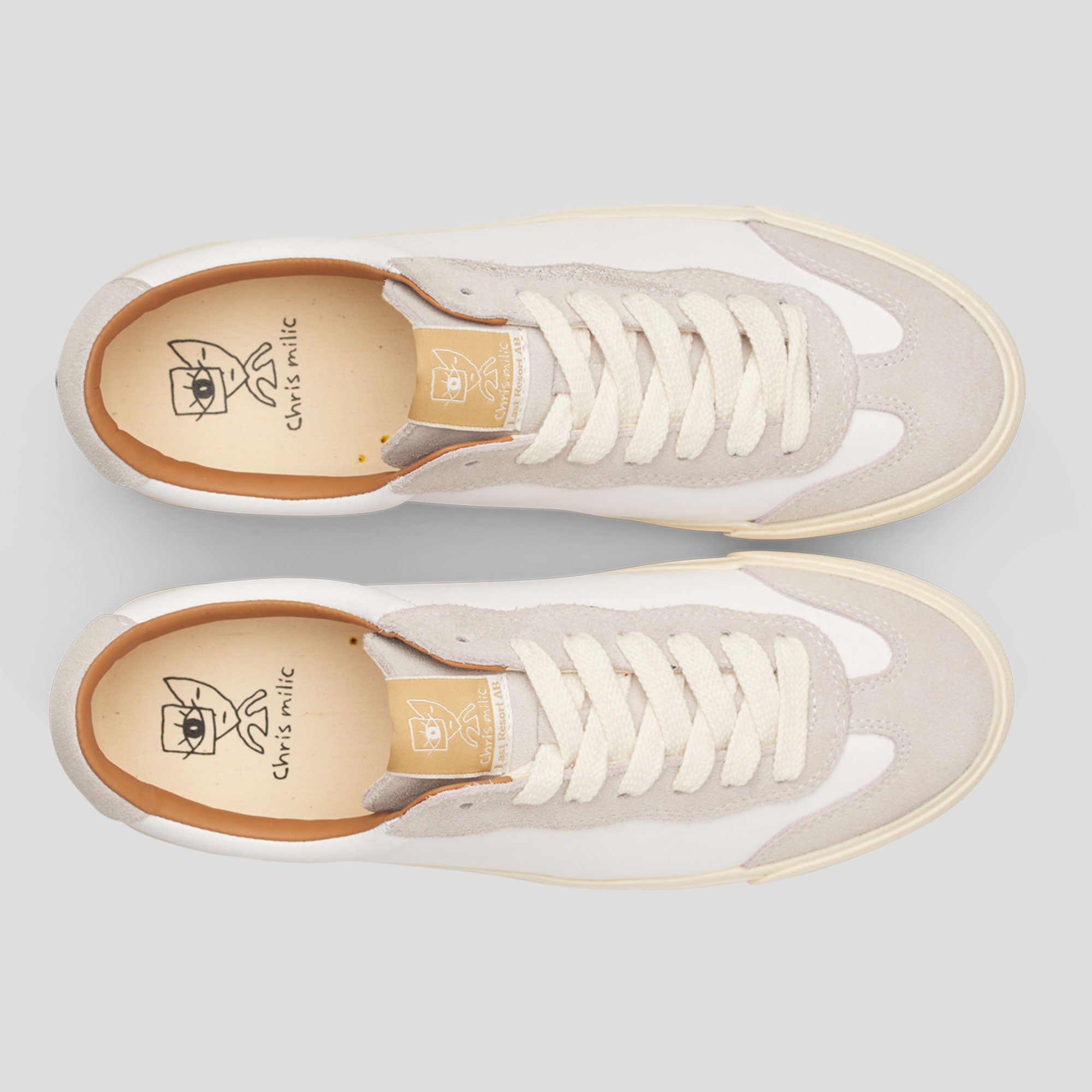 国内配送 LastResort AB VM004 Millic LEATHER/SUEDE LO D.WHITE Last Resort AB VM004 Milic Leather / Suede - Duo White