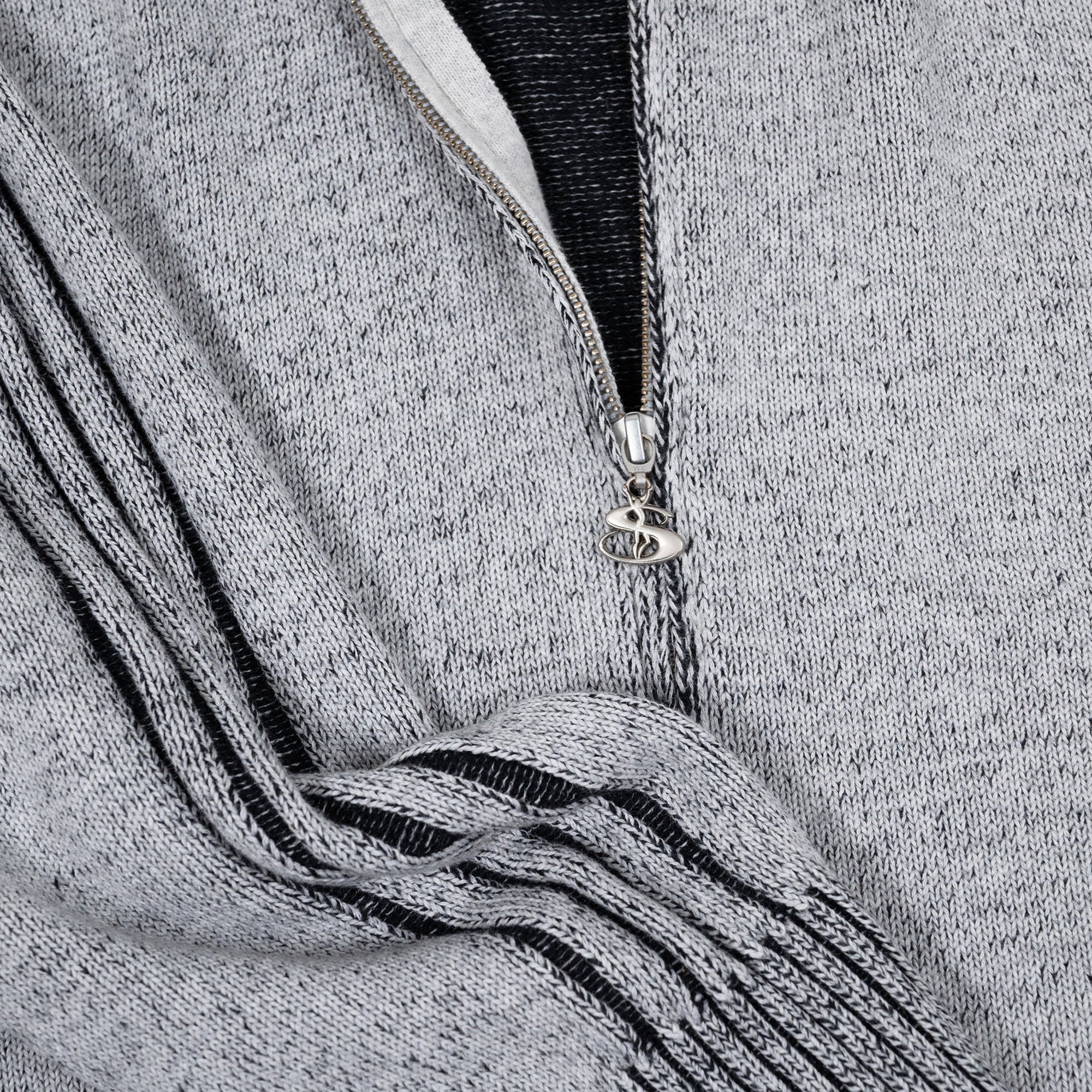 Yardsale Heathered Fantasy Full-Zip - Stone / Black