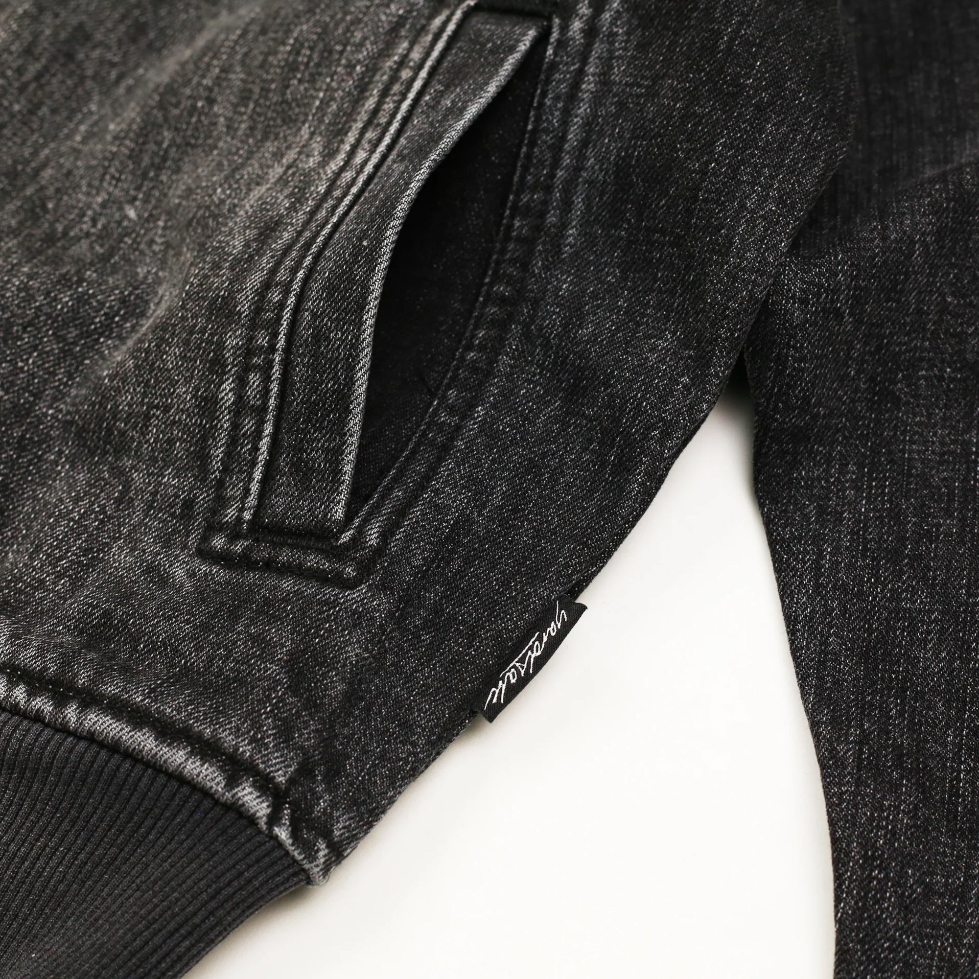 Yardsale Denim Hood - Black