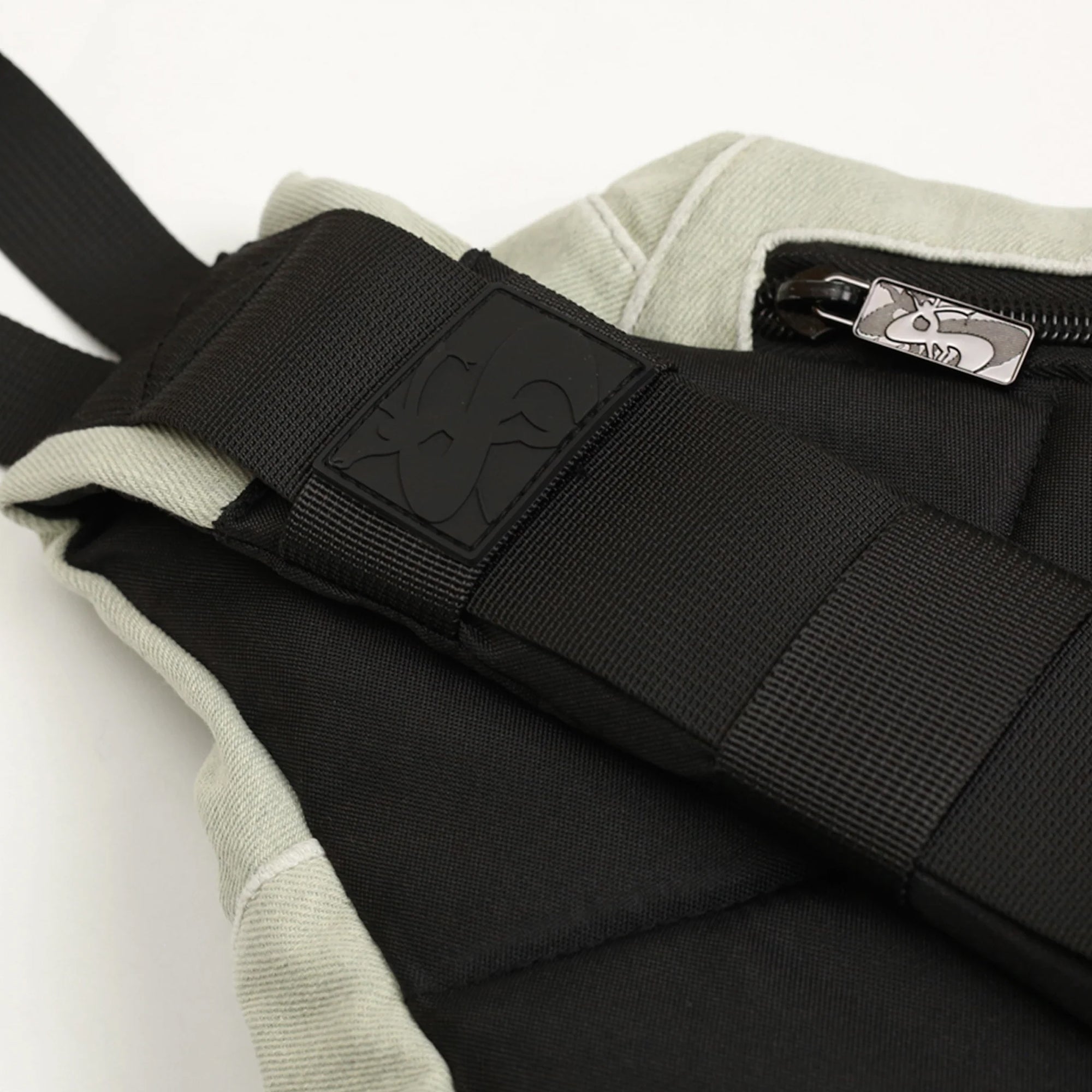 Yardsale Denim Sling Back Pack - White