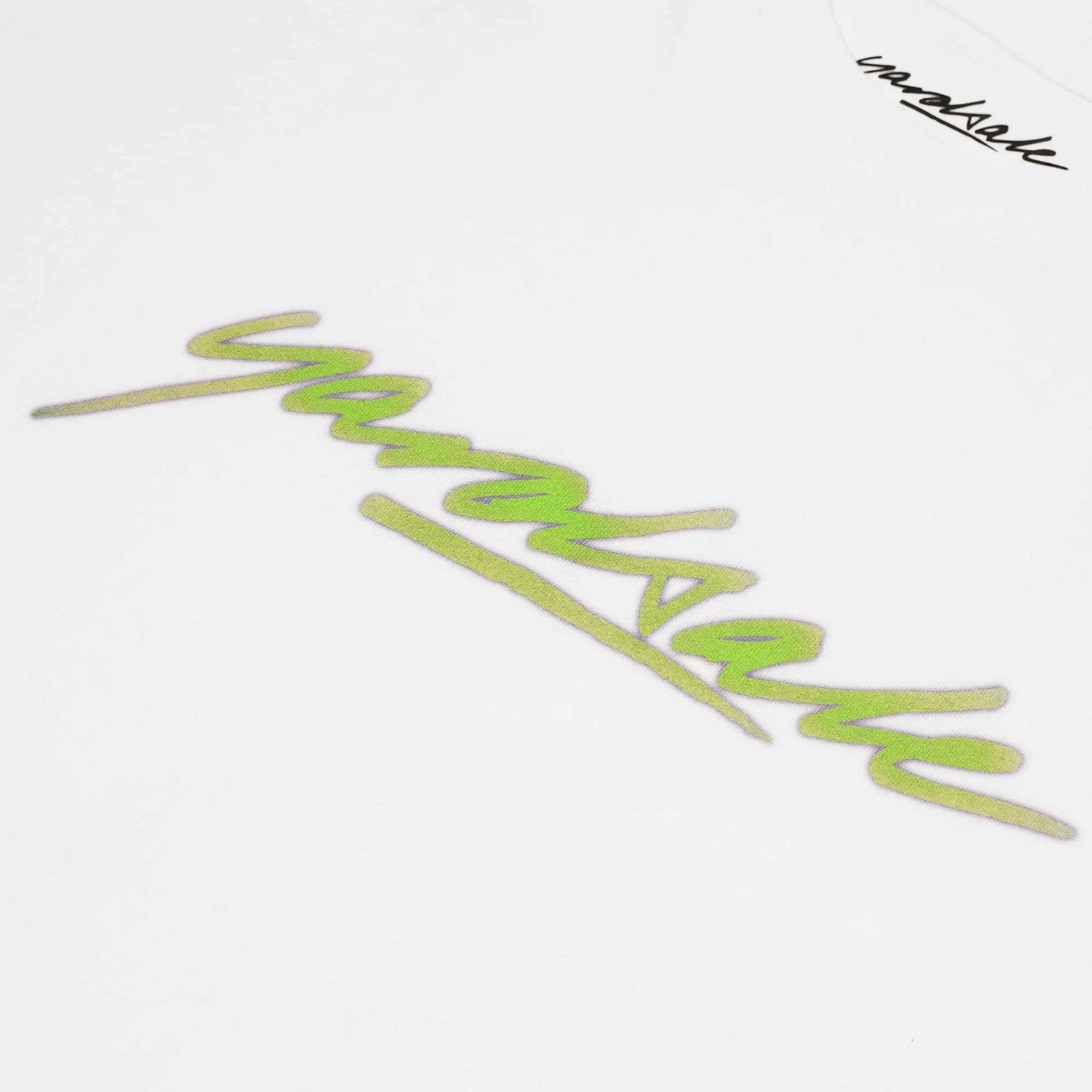 Yardsale Script T-Shirt - White