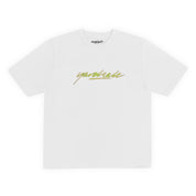 Yardsale Script T-Shirt - White