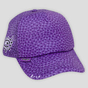 Always Do What You Should Do Coral Pattern Trucker Cap - Purple