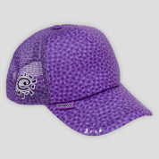 Always Do What You Should Do Coral Pattern Trucker Cap - Purple