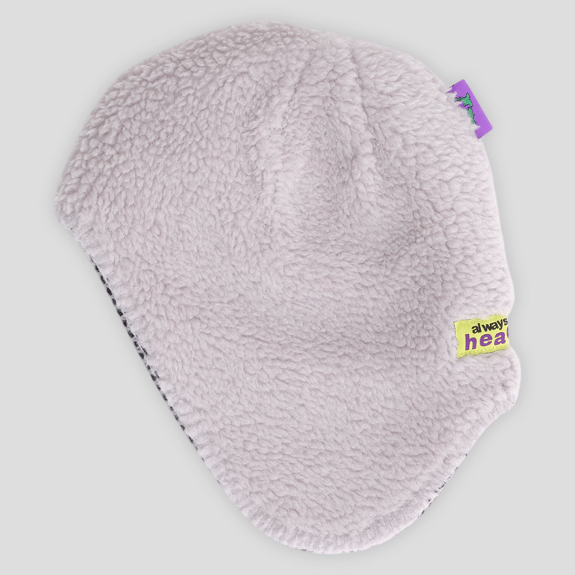Always Do What You Should Do Reversible Ear Flap Beanie - Black / Grey