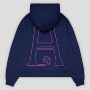 Arcade Big Zipper Hood - Navy
