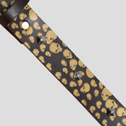 Personal Joint Leopard Skulls Studded Belt