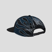 Sci-Fi Fantasy Biker Logo Hat - Black