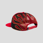 Sci-Fi Fantasy Biker Logo Hat - Red