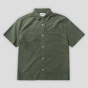 Butter Goods Overdye Seersucker Shirt - Army