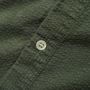 Butter Goods Overdye Seersucker Shirt - Army