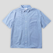 Butter Goods Overdye Seersucker Shirt - Blue