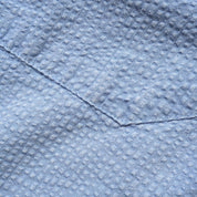 Butter Goods Overdye Seersucker Shirt - Blue
