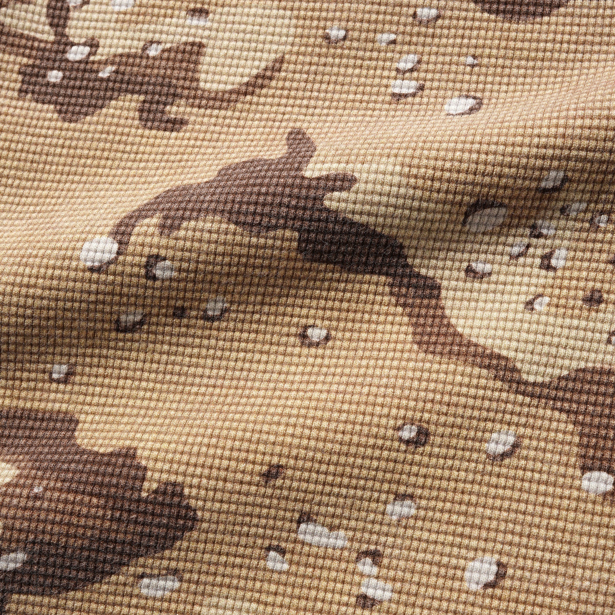 Butter Goods Waffle Longsleeve Top - Desert Camo
