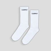 Carpet Company Carpet Sock - White