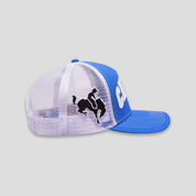 Carpet Company Cowboy Trucker Hat - Blue / White