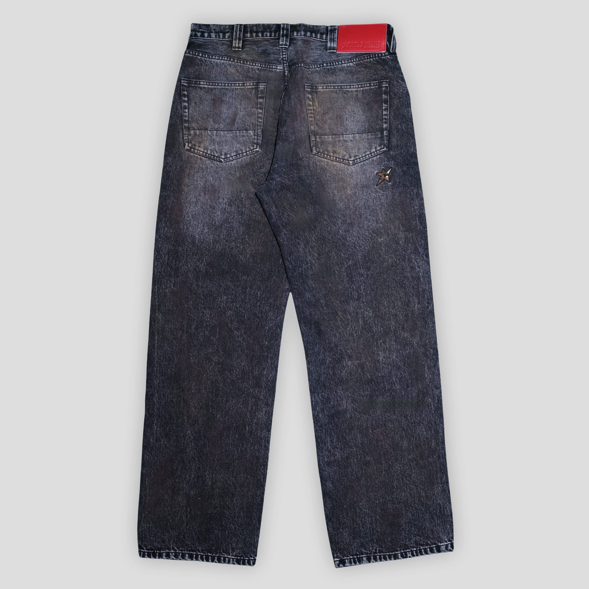 PASS-PORT ブラック ストレートデニム 30 PASS PORT (パスポート)WORKERS CLUB JEANS(OVER-DYE)の通販サイト