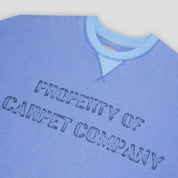 Carpet Company Property Crewneck - Blue
