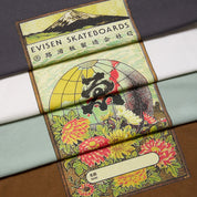 Evisen Globe Label Tee - Charcoal