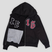 Always Do What You Should Do 3116 Zip Up Hoodie - Black
