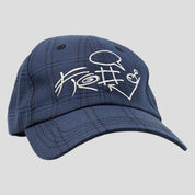 Frog Skateboards Plaid G Cap - Navy