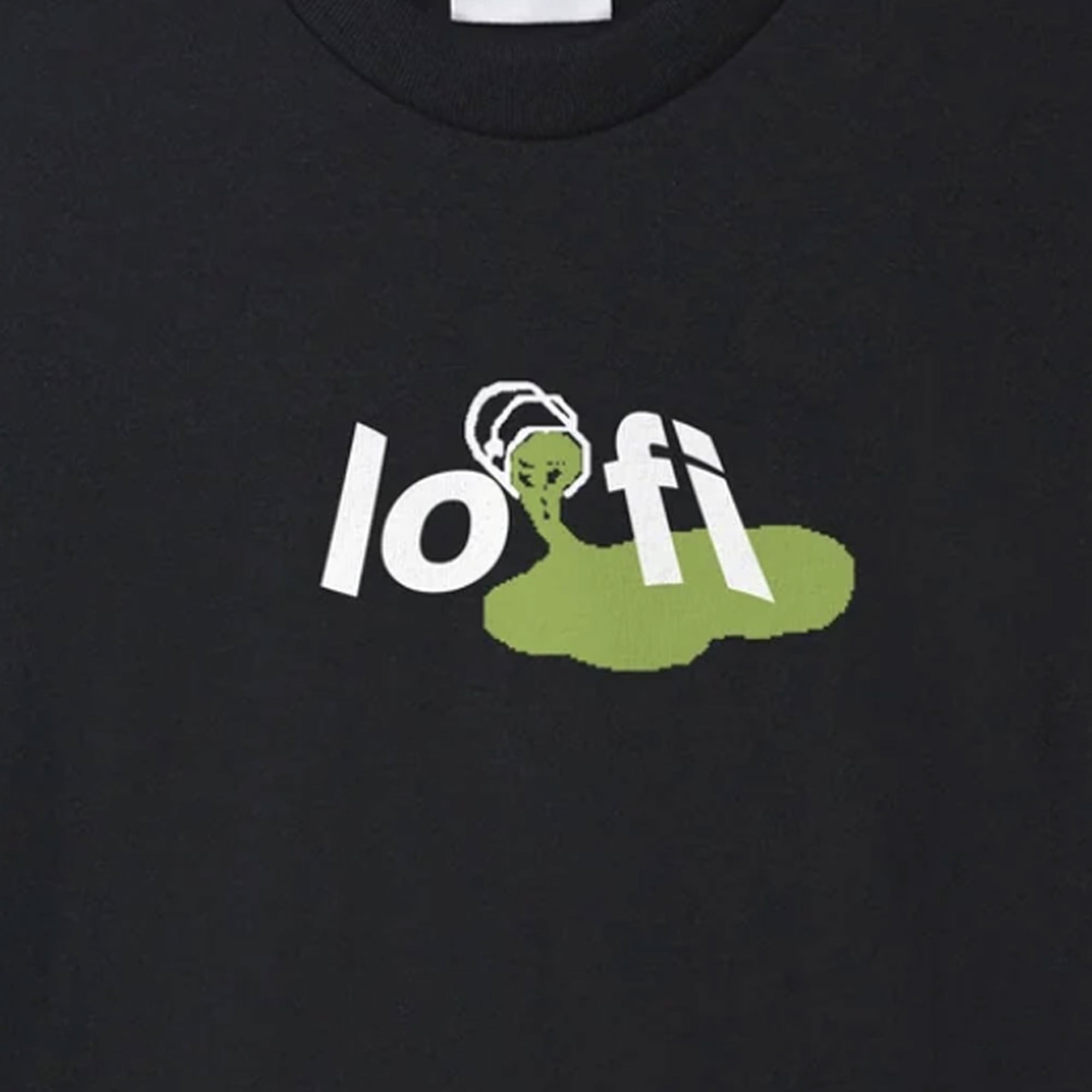 Lo-Fi Paint Logo Tee - Black