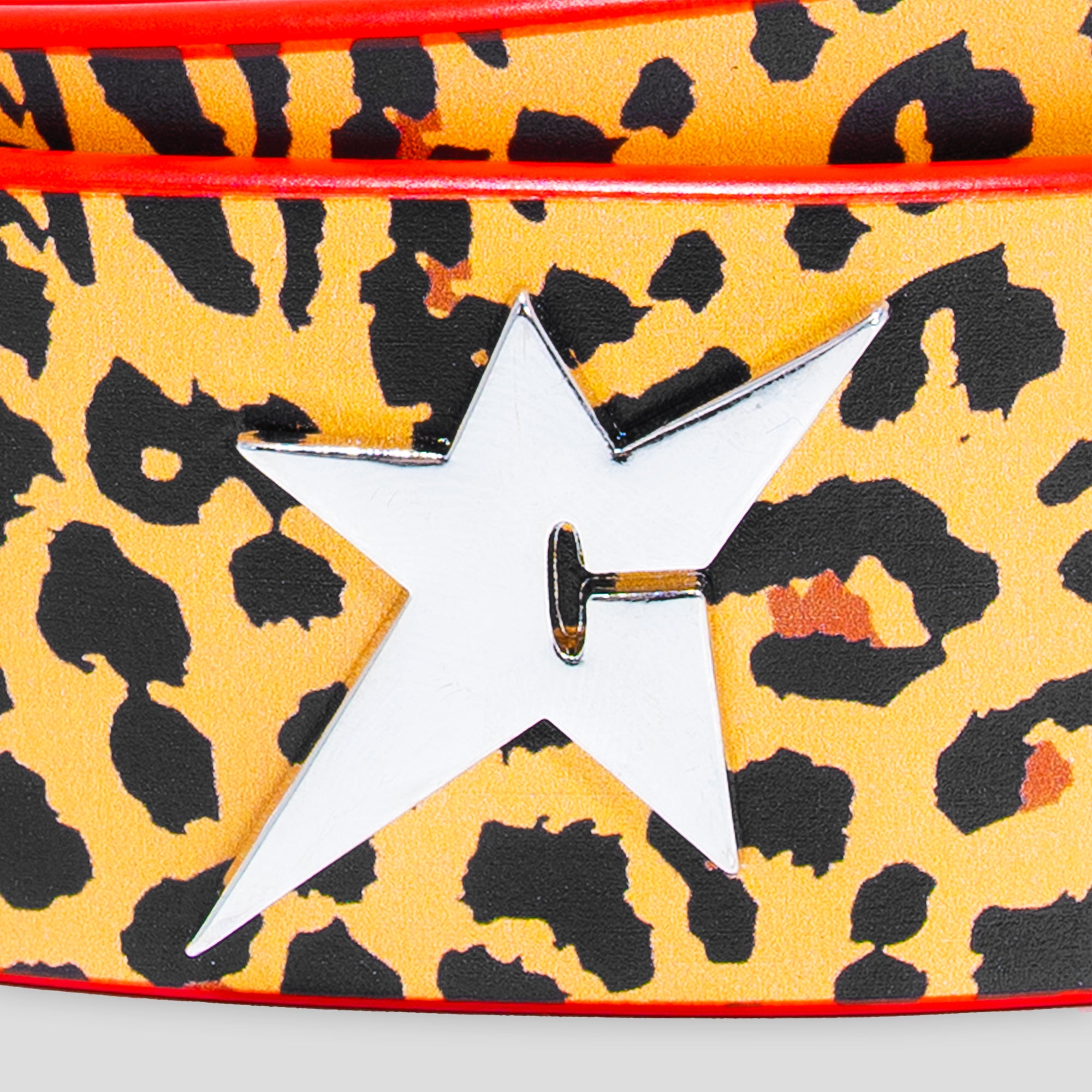 Carpet Company Riveted Leather Belt - Cheetah
