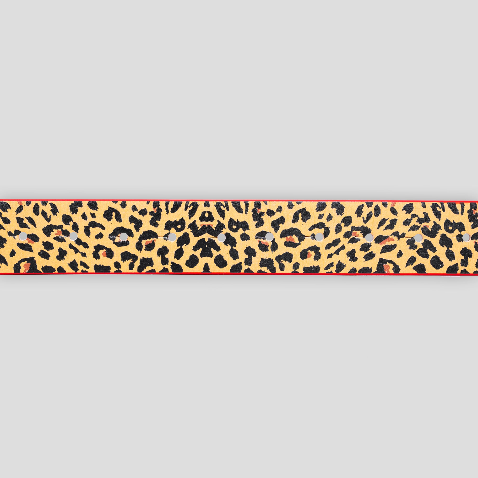Carpet Company Riveted Leather Belt - Cheetah