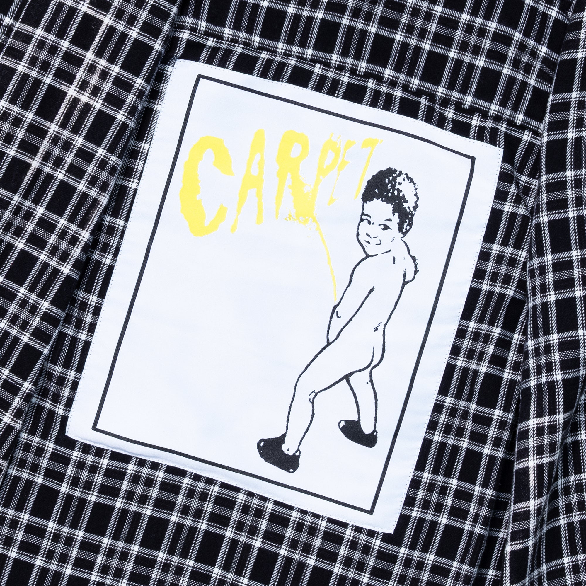 Carpet Company Bleached Flannel - Black