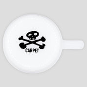 Carpet Company Cat Milk Glass Mug - Green