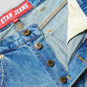 Carpet Company Faded Denim Shorts - Faded Denim