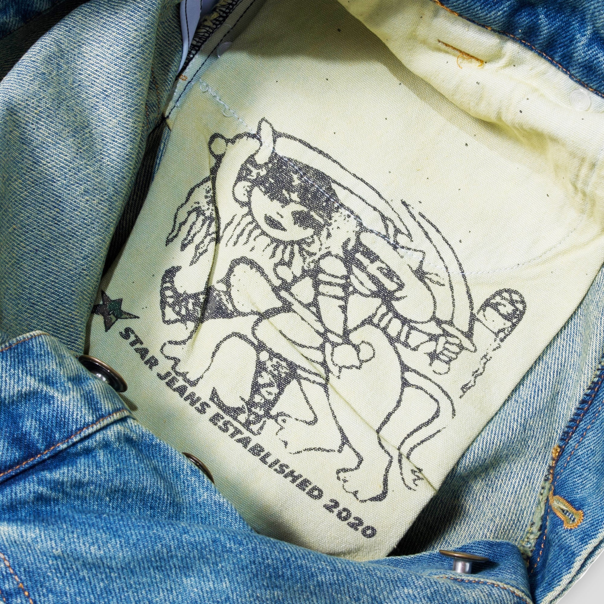 Carpet Company Faded Denim Shorts - Faded Denim