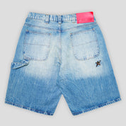 Carpet Company Faded Denim Shorts - Faded Denim