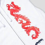 Carpet Company Dragon Zip Up Hoodie - White