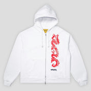 Carpet Company Dragon Zip Up Hoodie - White