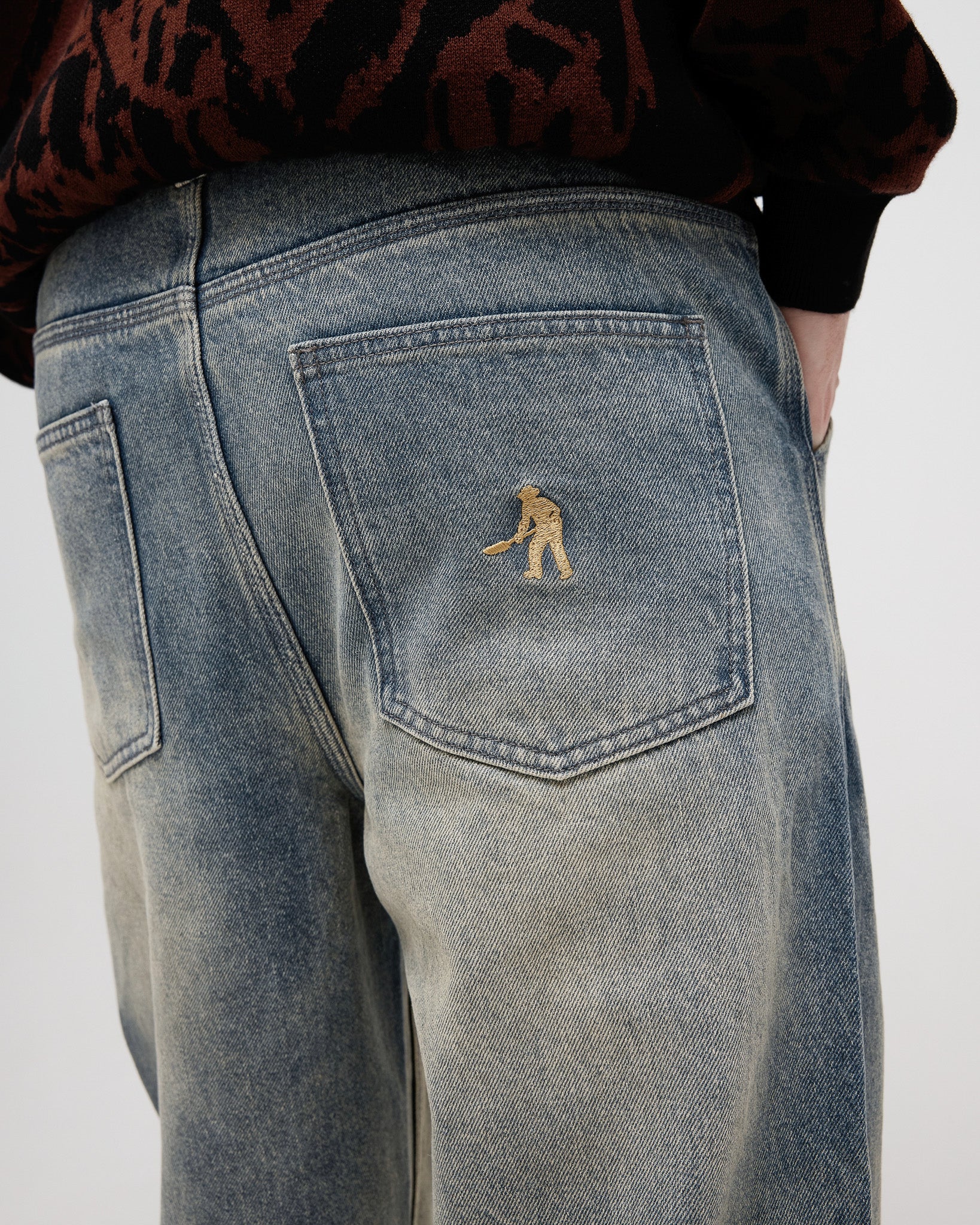 Pass~Port Workers Club Straight Leg Jean - Faded Wash Grey