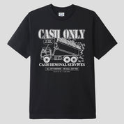 Cash Only Removal Tee - Black