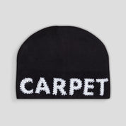 Carpet Rhinestone Beanie - Black