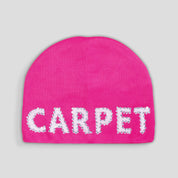 Carpet Rhinestone Beanie - Hot Pink